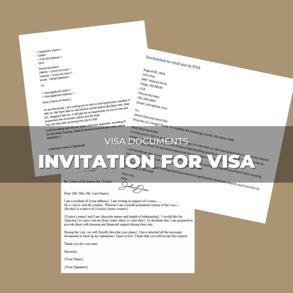 Invitation For Visa