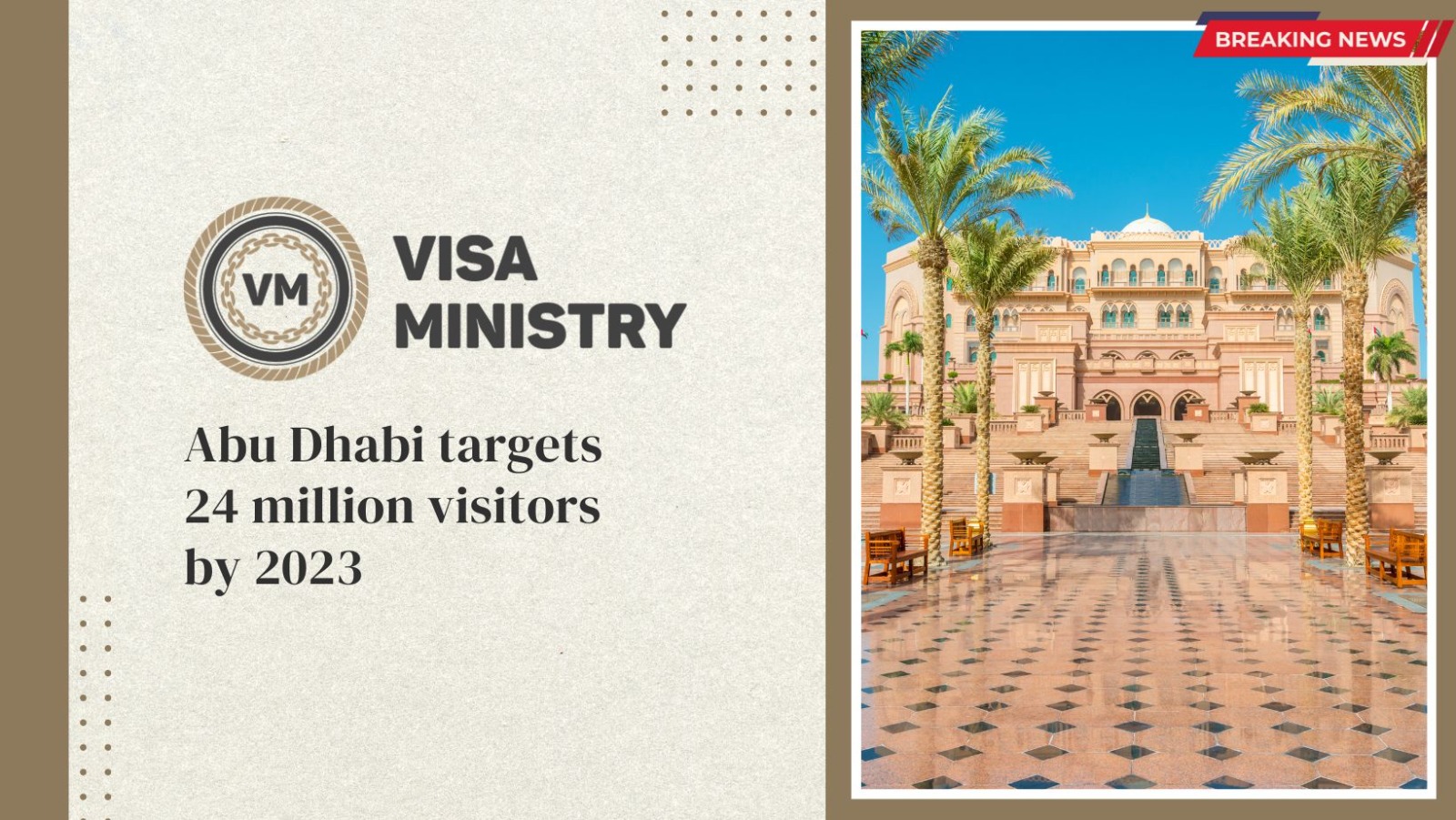 Abu Dhabi targets 24 million visitors by 2023