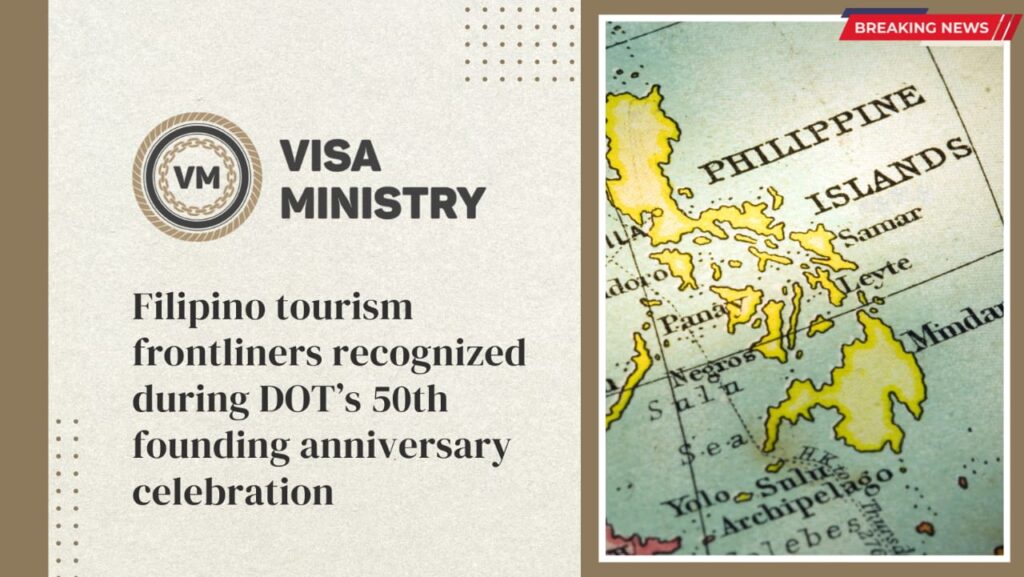 Filipino tourism frontliners recognized during DOT’s 50th founding anniversary celebration