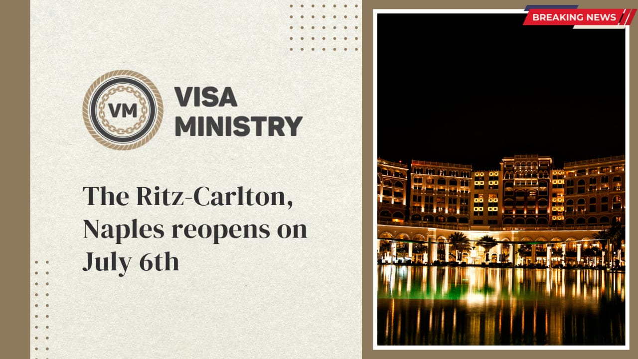 THE RITZ-CARLTON, NAPLES REOPENS ON JULY 6TH