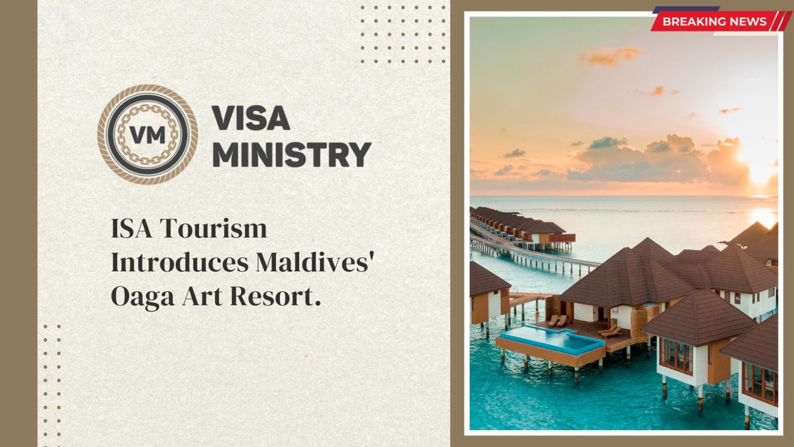 ISA Tourism Introduces Maldives’ Oaga Art Resort