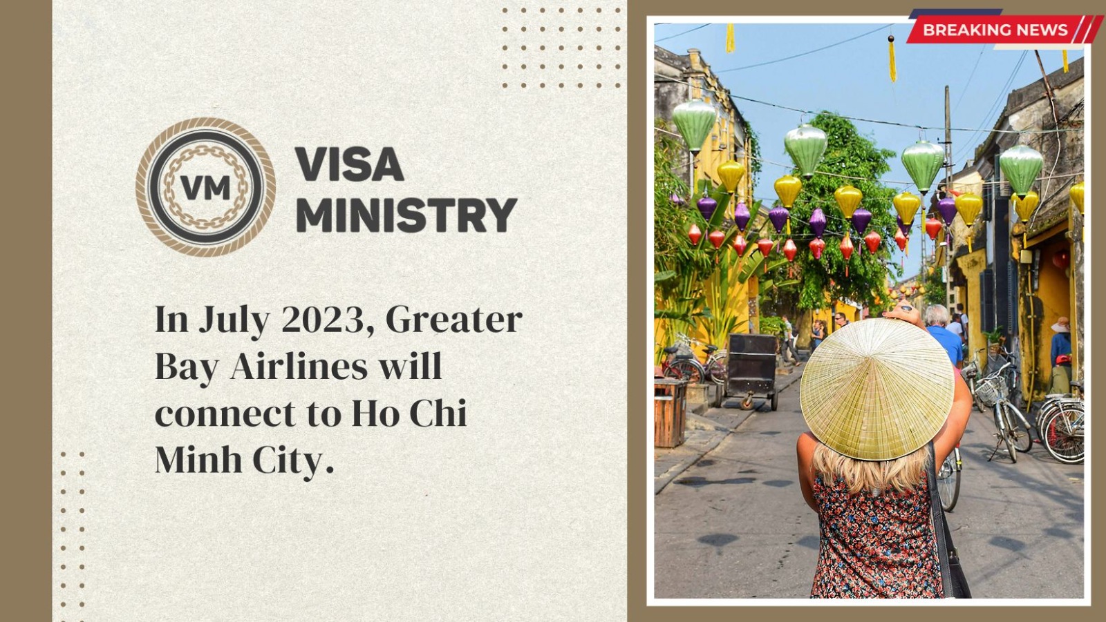 In July 2023, Greater Bay Airlines will connect to Ho Chi Minh City