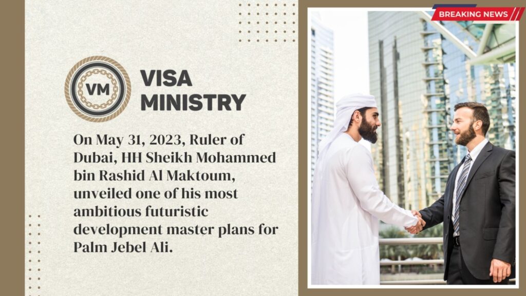 On May 31, 2023, Ruler of Dubai, HH Sheikh Mohammed bin Rashid Al Maktoum, unveiled one of his most ambitious futuristic development master plans for Palm Jebel Ali
