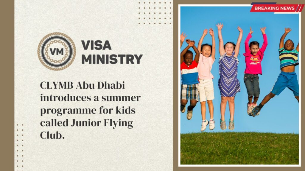 CLYMB Abu Dhabi introduces a summer programme for kids called Junior Flying Club.