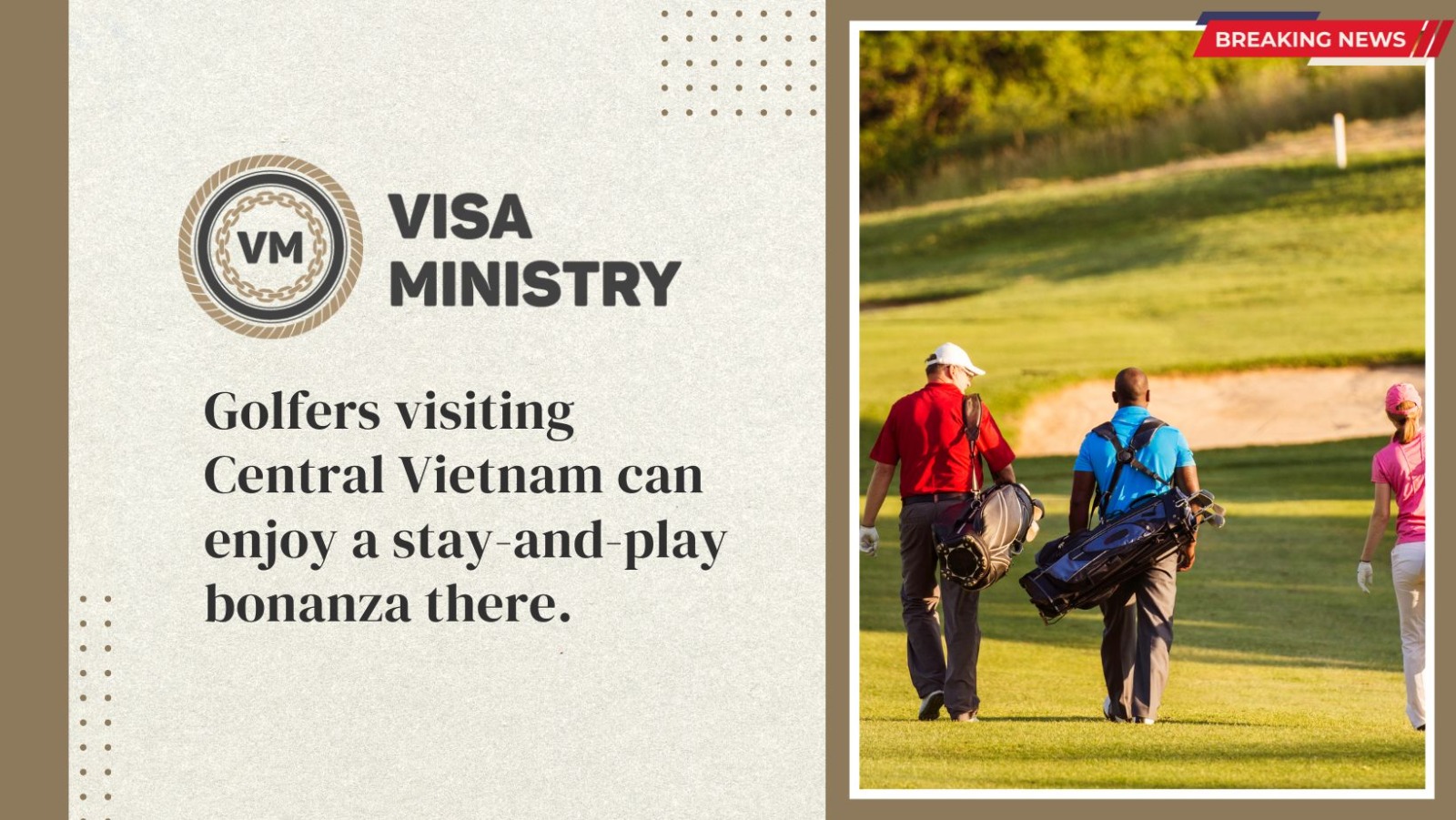 Golfers visiting Central Vietnam can enjoy a stay-and-play bonanza there.