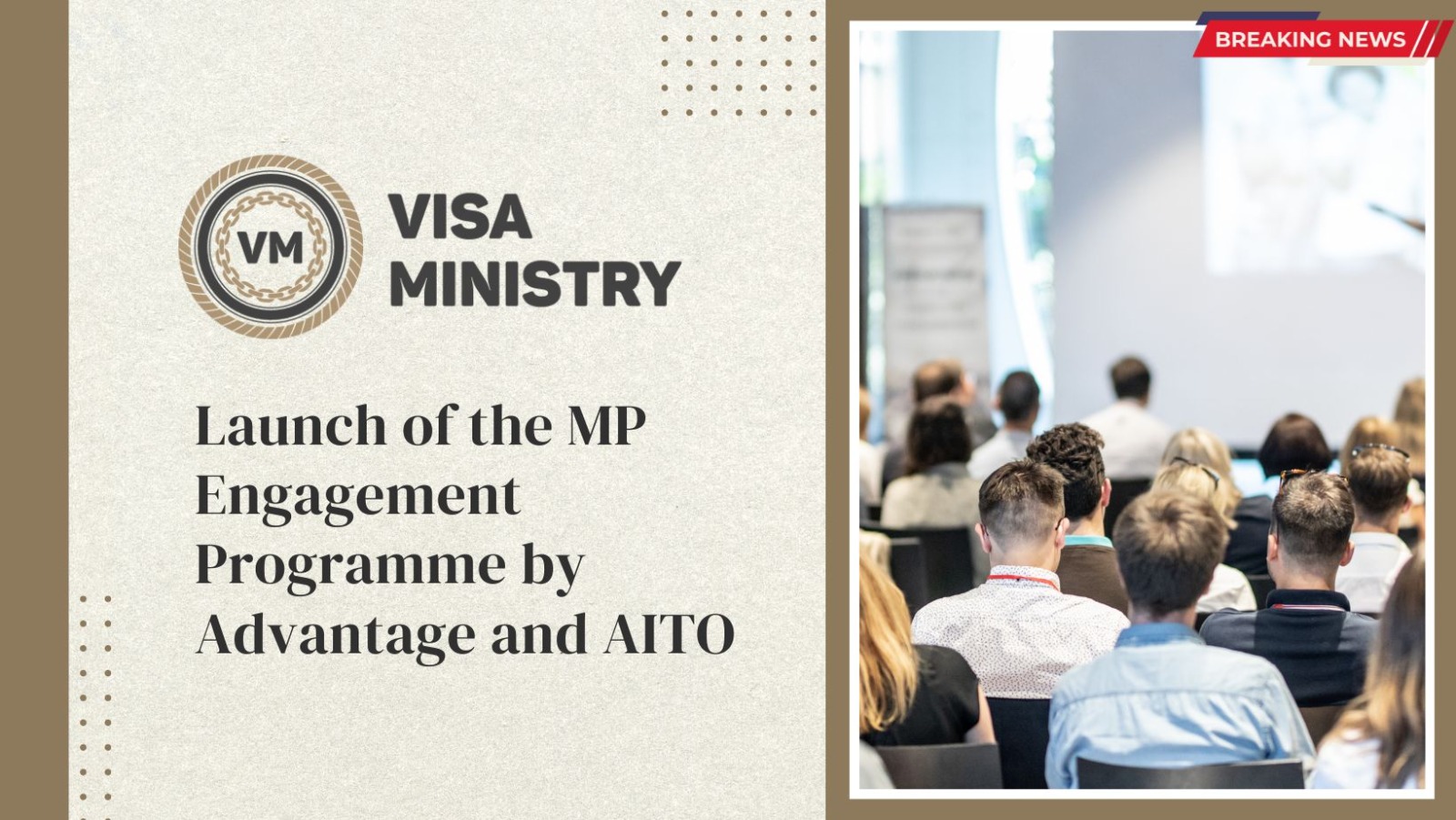 Launch of the MP Engagement Programme by Advantage and AITO