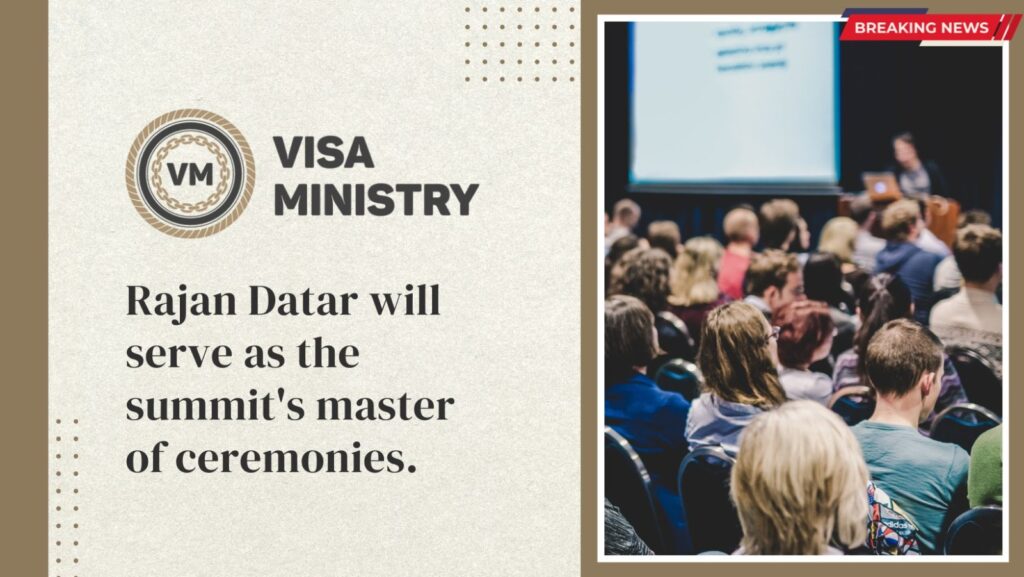 Rajan Datar will serve as the summit's master of ceremonies.