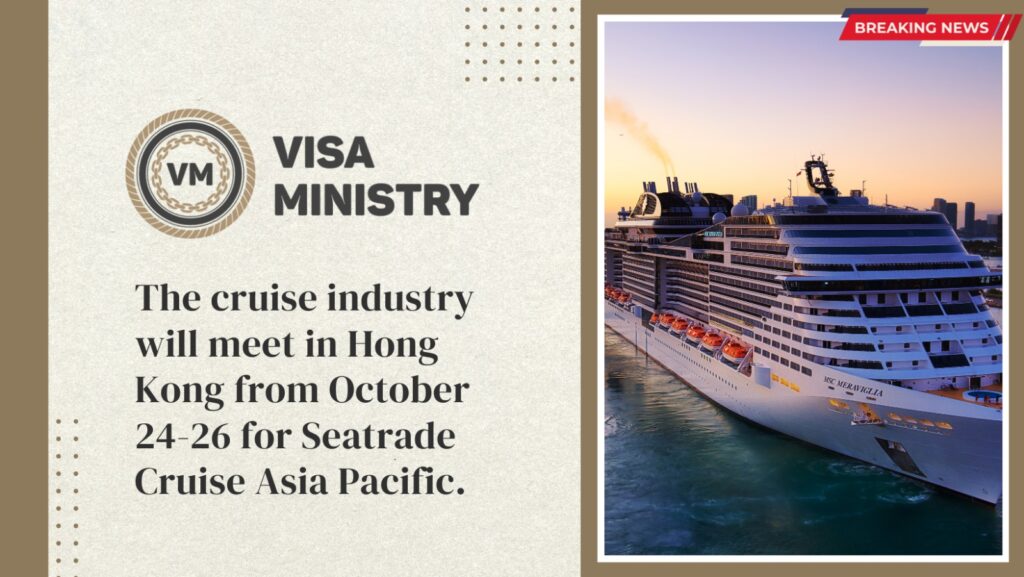 The cruise industry will meet in Hong Kong from October 24-26 for Seatrade Cruise Asia Pacific.