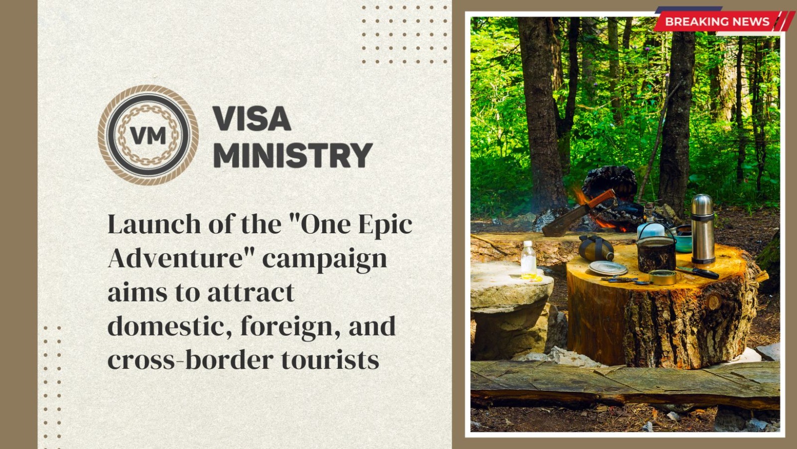 Launch of the “One Epic Adventure” campaign aims to attract domestic, foreign, and cross-border tourists