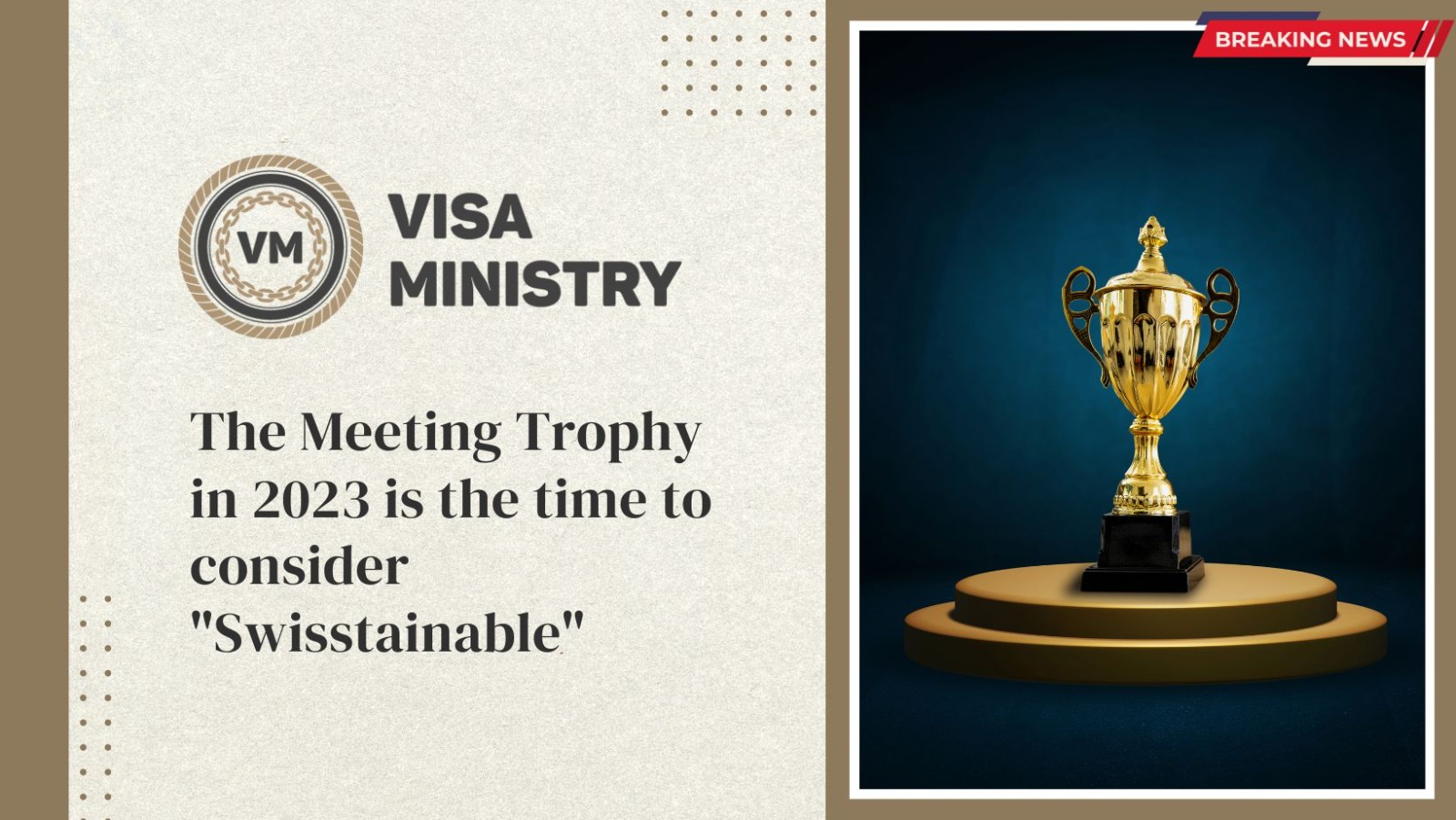 The Meeting Trophy in 2023 is the time to consider “Swisstainable”