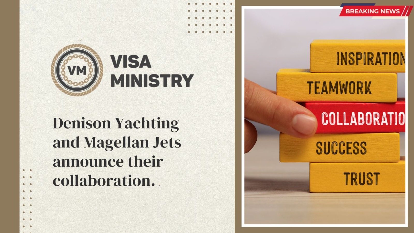 Denison Yachting and Magellan Jets announce their collaboration.