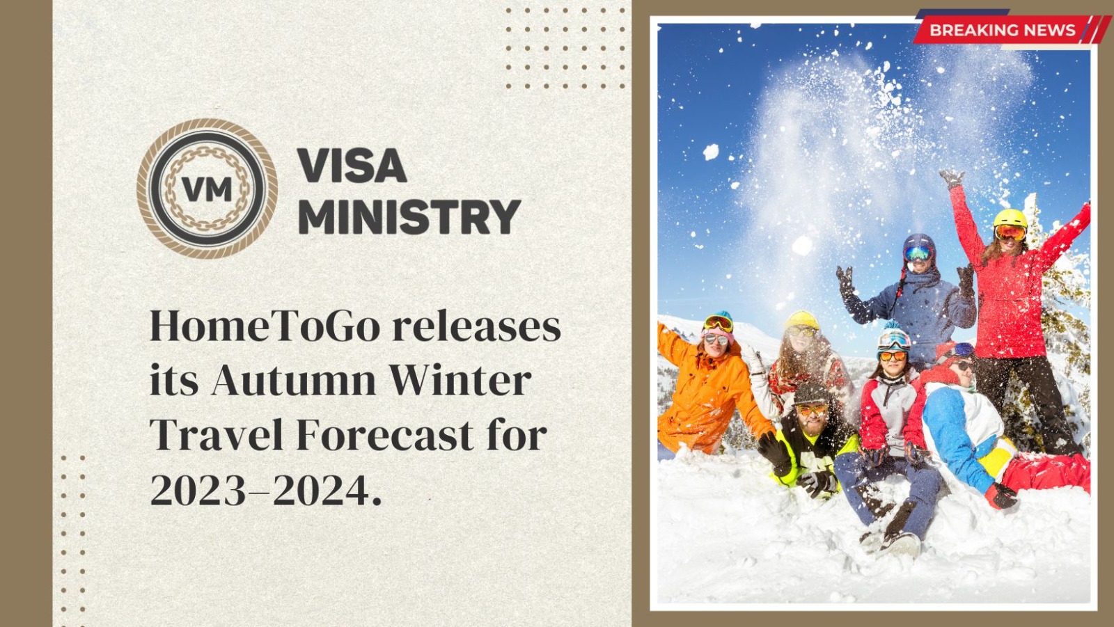 HomeToGo releases its Autumn Winter Travel Forecast for 2023–2024