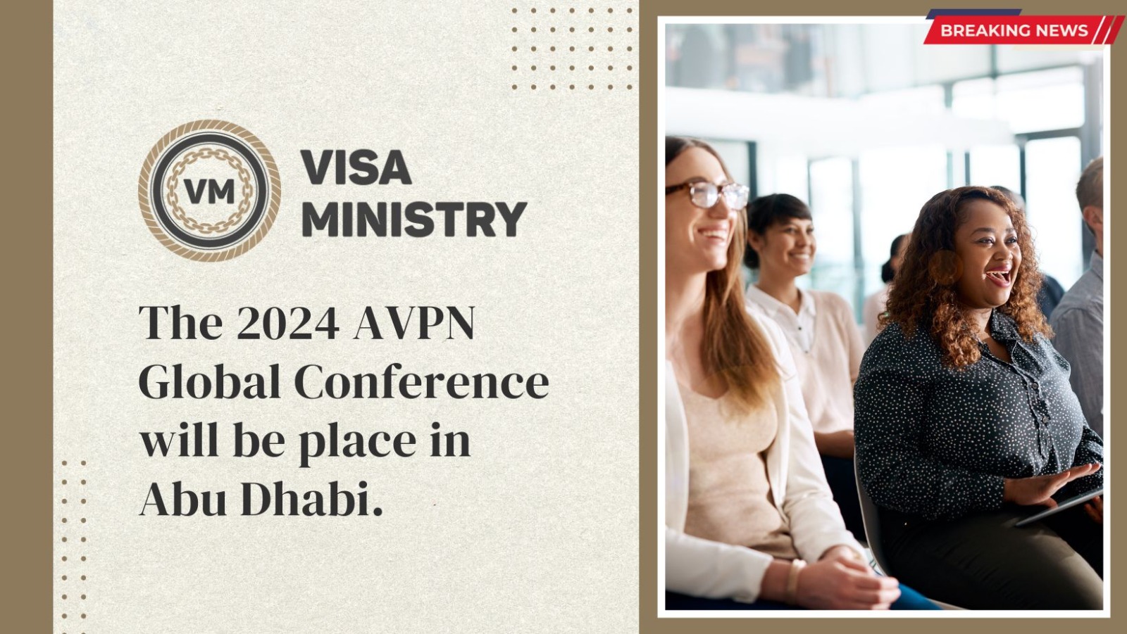 The 2024 AVPN Global Conference will be place in Abu Dhabi VISA MINISTRY