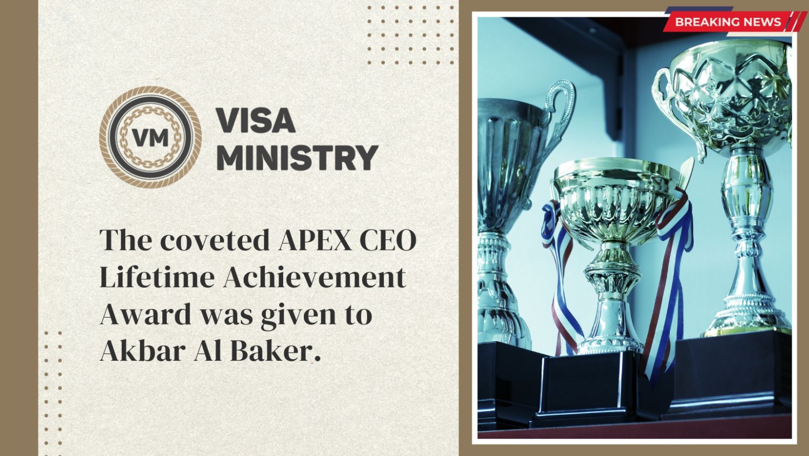 The coveted APEX CEO Lifetime Achievement Award was given to Akbar Al Baker