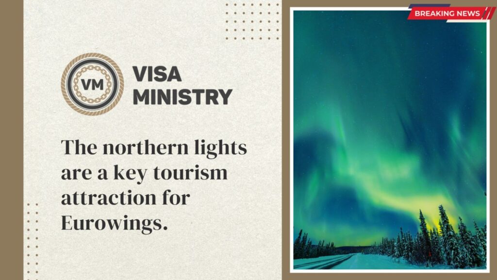 The northern lights are a key tourism attraction for Eurowings.