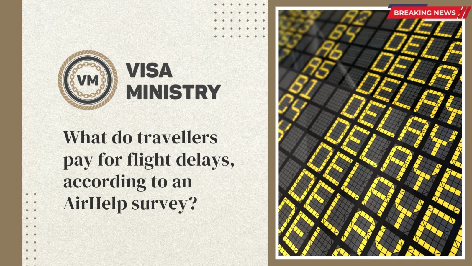 What do travellers pay for flight delays, according to an AirHelp survey?