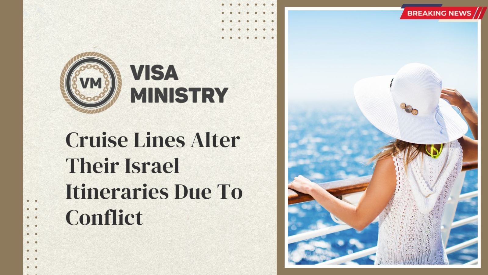 Cruise Lines Alter Their Israel Itineraries Due To Conflict