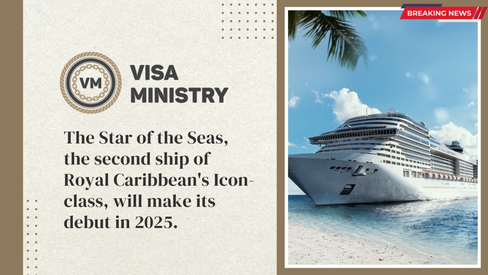 The Star of the Seas, the second ship of Royal Caribbean's Iconclass