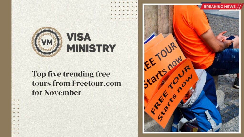Top five trending free tours from Freetour.com for November